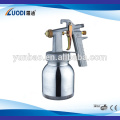 Plating polyurethane spray gun